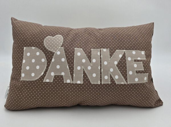 Namenskissen 20x40cm "lehm" – Bild 4