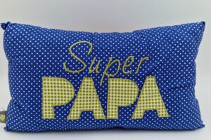 Lieblingsmenschkissen „Super Papa“
