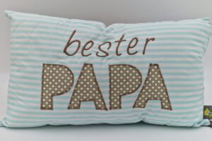 Lieblingsmenschkissen „bester Papa“