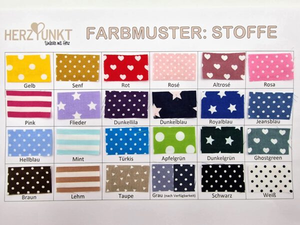 Farbmuster Stoffe